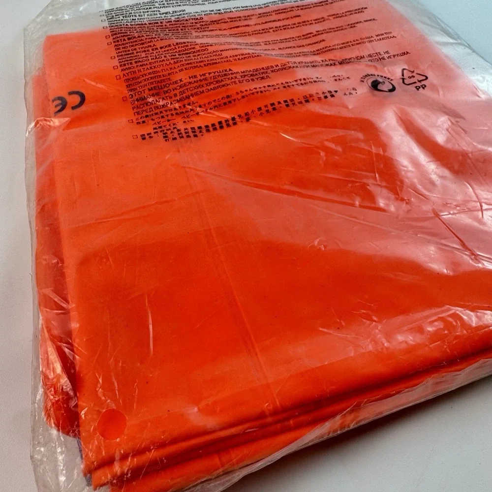 VTG Intex The Wet Set Inflatable Air Mat Pool Float Orange Raft 72x27 1992 59703